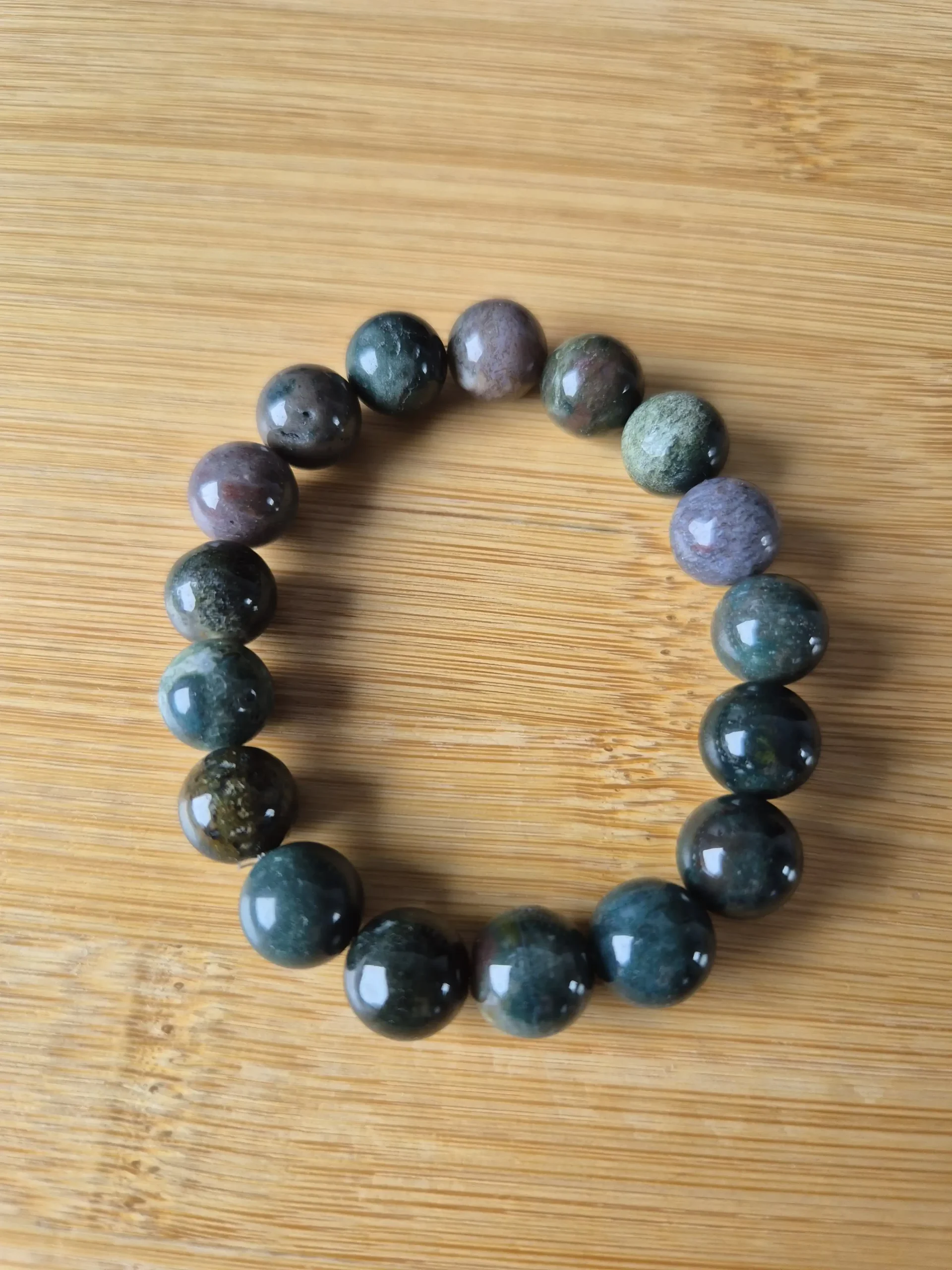 Natural Earth-Toned Beaded Bracelet